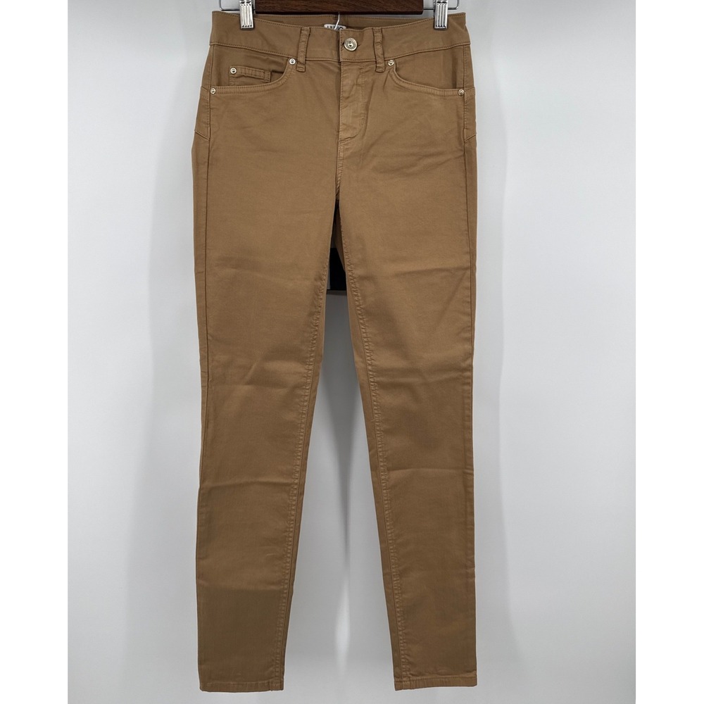 Liu Jo Milano B.UP Divine High Waisted Skinny Pants Coffee Cream Tan Size 27 NEW